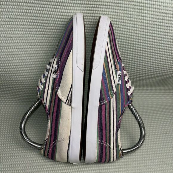 VANS Authentic Lowpro Skate Shoes Athletic Women’s Size 8 Blanket Stripe - Picture 6 of 8